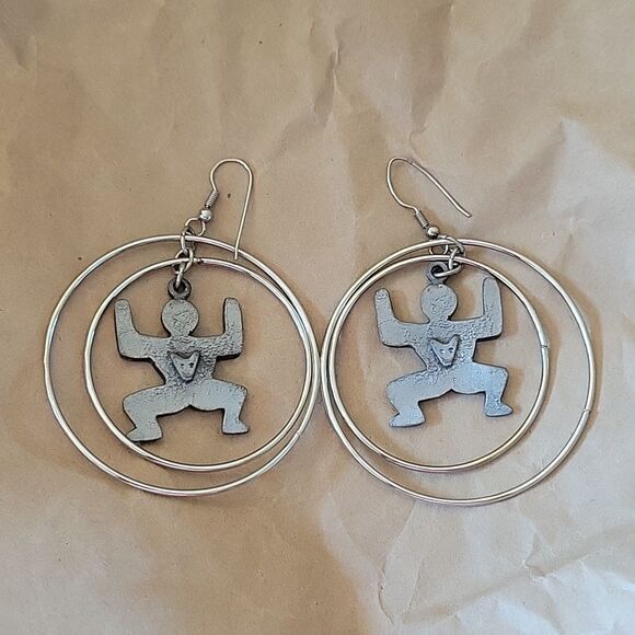 Hieroglyphic Earrings  - Picture 1 of 5